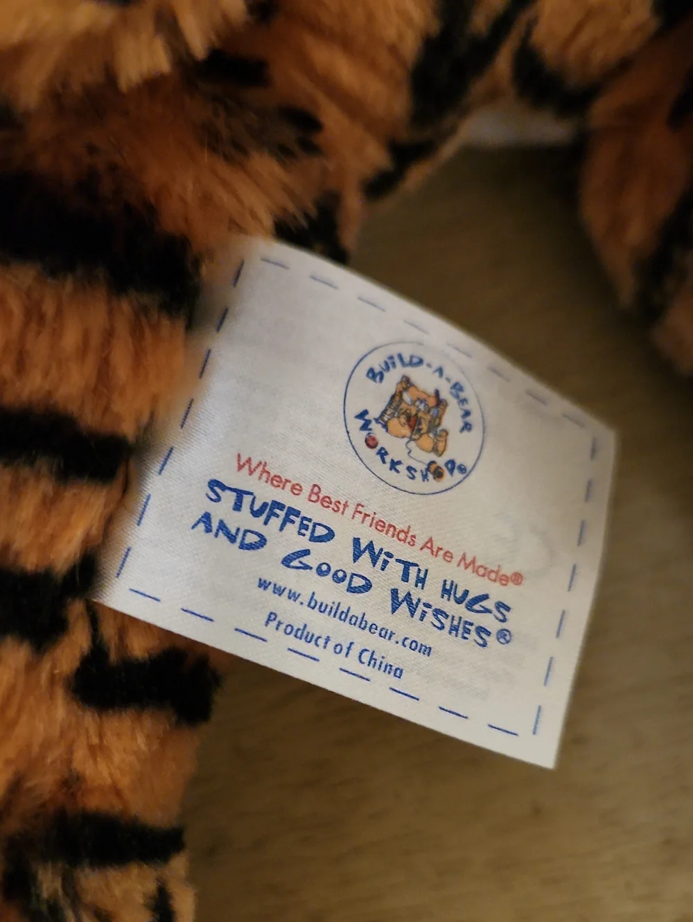 Build A Bear 2014 Plush Tot Tiger 16 In